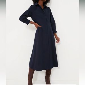 Dark Navy Midi Dress Tuckernuck XL